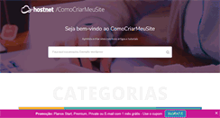 Desktop Screenshot of comocriarmeusite.com.br